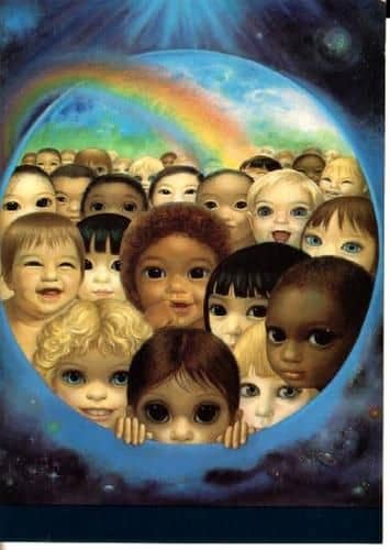 منشأ لغات نیلگون و بلورین و ایندیگو